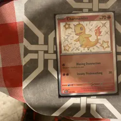 Charmander 109/091 SV: Paldean Fates Shiny Rare Holo Pokemon Card English NM/MT - Image 1