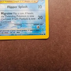 Psyduck 79/105 Pokemon Neo Destiny Card - LP - Image 5