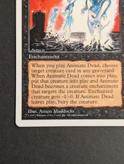 MTG Card - 1x Animate Dead - Magic Core Set Fifth Edition (5th) - NM/LP, Vintage - Image 3
