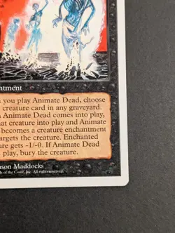 MTG Card - 1x Animate Dead - Magic Core Set Fifth Edition (5th) - NM/LP, Vintage - Image 4