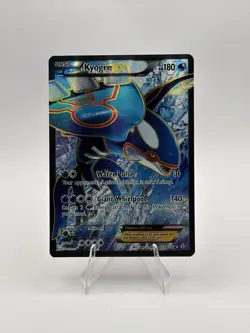 Pokemon TCG Kyogre EX Full Art Ultra Rare Card 148/160 XY: Primal Clash LP+ - Image 1