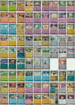 Pokemon SV Paldean Fates & Temperal Forces - 85 Card Lot - Holo & Reverse Holo - Image 1