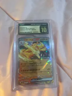 Charizard ex 006/165 Sv2a: Pokemon Card 151 Holo (Japanese) CGC Pristine 10 - Image 1