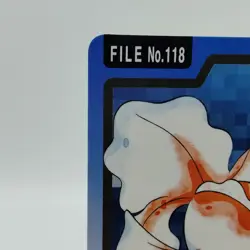 Pokemon Cards Bandai Carddass Goldeen File No.118 1997 VG Japanese i953 - Image 2