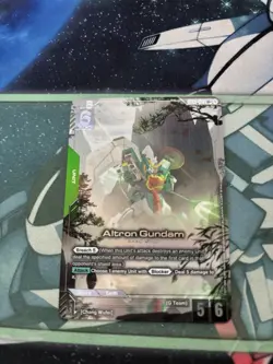 GUNDAM CARD GAME GD03-018 ALTRON GUNDAM (LR+) FOIL CARD - STEEL REQUIEM - Image 1