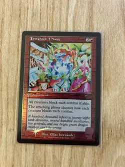 Chaos Vault Bonus Card Invasion Plans Foil Braindead X Secret Lair MTG - Image 1