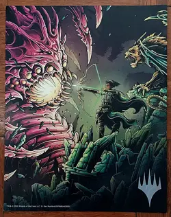 2020 MTG Ikoria Vivien Reid Promotional Poster Print Dan Mumford 11x14 - Image 1