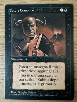 MAGIC - Demonic Tutor / ITA First Edition - MTG ITA FBB - Image 1