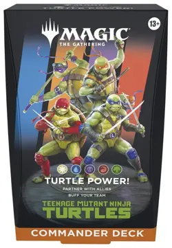 Commander Deck "Turtle Power" Teenage Mutant Ninja Turtles TMT MTG PRESALE - Image 1
