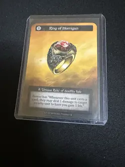 Ring of Morrigan - Sorcery Arthurian Legends Unique NM Non-Foil - Image 1