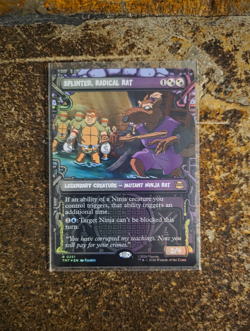 MTG TMNT Lot 9 Rare Borderless Foil Splinter Leo Bebop Rocksteady Tokka Rahzar - Image 2