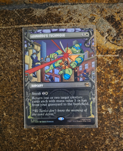 MTG TMNT Lot 9 Rare Borderless Foil Splinter Leo Bebop Rocksteady Tokka Rahzar - Image 4