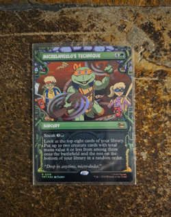 MTG TMNT Lot 9 Rare Borderless Foil Splinter Leo Bebop Rocksteady Tokka Rahzar - Image 5