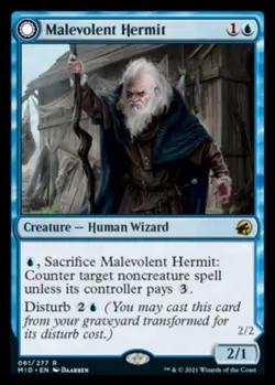 Malevolent Hermit - Innistrad: Midnight Hunt (MID) - Image 1