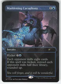 Maddening Cacophony Confetti Foil 2337 R MTG Secret Lair Drop Series NM - Image 1