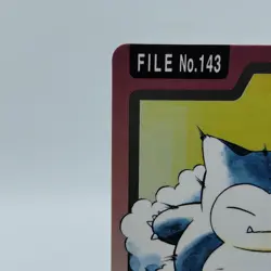 Pokemon Cards Bandai Carddass Snorlax File No.143 1997 VG Japanese j3 - Image 2