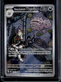 2025 Pokemon Destined Rivals Team Rocket's Weezing #199/182 - Image 1