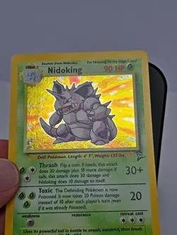Pokemon Nidoking Base Set Holo 2 Rare 11/130 NM/LP Wizards 1999 Card - Image 3