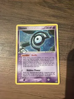 Pokemon Unown Card TCG Holo Rare C/28, EX Unseen Forces 2005 - Image 1