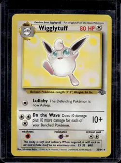 1999 Pokemon Jungle Wigglytuff #32/64 - Image 1