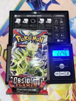 VERY HEAVY! 22.46 Gram Obsidian Flames Pokemon TCG Factory Sealed Booster Pack! - Image 1