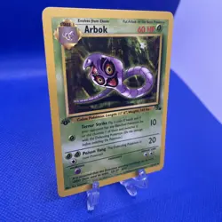 ARBOK - 31/62 - Fossil - Pokemon Card - NM clean never played Vintage - Image 2