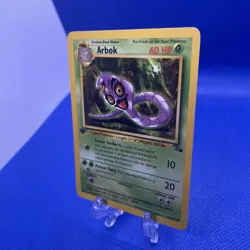 ARBOK - 31/62 - Fossil - Pokemon Card - NM clean never played Vintage - Image 3