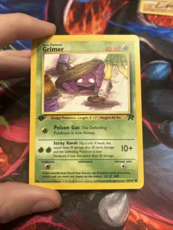 Pokemon 1st Edition Team Rocket (2000) - Grimer 57/82 - Common - NM - Image 1