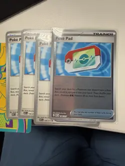 Lot of 4 Poke Pad 198/217 Ascended Heroes - Pokepad Pokemon TCG 1 Reverse Holo - Image 1