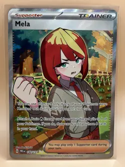 Mela 140/131 – Prismatic Evolutions Full Art Secret Rare – NM – 2025 Pokemon TCG - Image 5