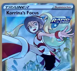 Korrina’s Focus 160/163 – Battle Styles Full Art Ultra Rare – NM – 2021 Pokemon - Image 2