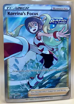 Korrina’s Focus 160/163 – Battle Styles Full Art Ultra Rare – NM – 2021 Pokemon - Image 5