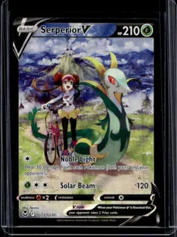 2022 Pokemon SWSH Silver Tempest Serperior V Trainer Gallery Holo #TG13/TG30 - Image 1