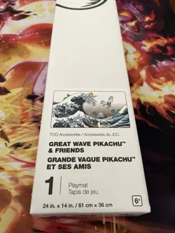 Pokemon TCG! Great Wave Pikachu & Friends Playmat. NEW! - Image 2