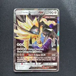 Pokemon Dusk Mane Necrozma GX 90/156 Ultra Prism Ultra Rare Holo Near Mint - Image 1