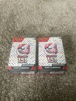 Lot of (2) Pokemon TCG Scarlet & Violet 151 Booster Bundle Boxes Sealed!! - Image 1