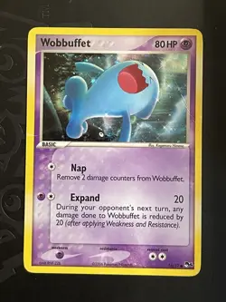 Wobbuffet 16/17 Holo Pop Series 4 Pokemon TCG HP - Image 1