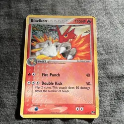 Pokemon TCG Blaziken 1/17 Promo Holo Rare Pop Series 1 HP - Image 1