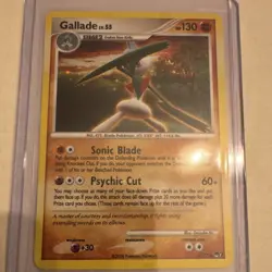 Pokemon TCG Gallade POP Series 7 002/017 Holo Rare 130HP Stage 2 Card - Image 1