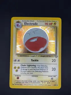 Pokemon TCG Jungle Electrode 2/64 Holo LP - Image 1