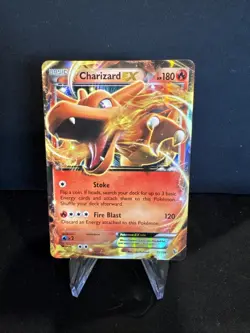 2014-Pokemon-Charizard EX 11/106-Flashfire-Holo - Image 1