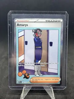 Pokemon TCG Amarys 170/131 Prismatic Evolutions Special Illustration Card NM - Image 1