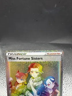 Pokemon TCG Miss Fortune Sisters 209/196 Lost Origin Secret Rare Holo Card - Image 3