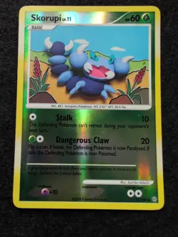 Skorupi 73/100 Stormfront Reverse Holo Common Pokemon TCG - Image 1