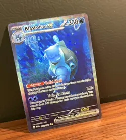 Pokemon TCG Blastoise ex Sv: Scarlet & Violet 151 200/165 Double Rare Full Art … - Image 2