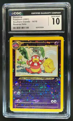 2001 Pokemon Southern Islands Slowking #14/18 CGC 10 - Image 1