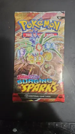 Pokemon Surging Sparks Booster Pack Sealed - Image 1
