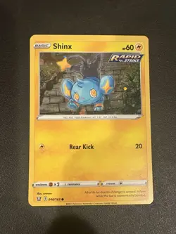 NM - Pokemon Battle Styles Tin Shinx 046/163 Cosmos Holo - Image 1