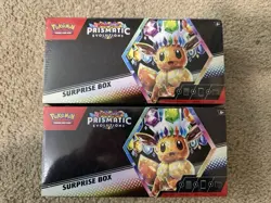Pokemon Prismatic Evolutions Surprise Box LOT of 2 (Factory Sealed) - Image 1