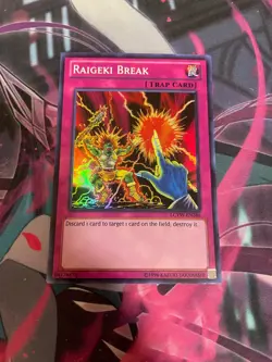 YUGIOH - RAIGEKI BREAK - SUPER RARE - LCYW - UNLIMITED - NM - Image 1
